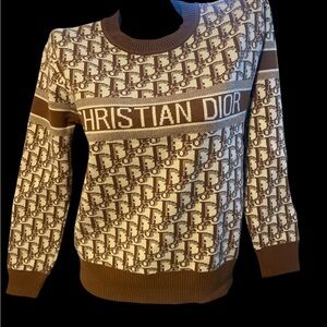 Dior Brown Crewneck Sweater for Women